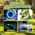 thumbnail image 3 of Xuanlur Dinosaur Balance Bike for 1-3 Year Olds, Toddler Bike with EVA Tires, Light-Up Wheels, Baby Bike with Music & Mist Spray Effects, Dinosaur Ride on Toy, Perfect First Birthday Gift, Green, 3 of 7