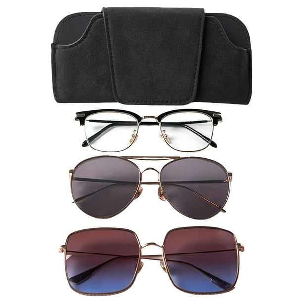 Organizador de Gafas DQrwqpou para Coche Soporte Parasol Accesorios Cuero PU