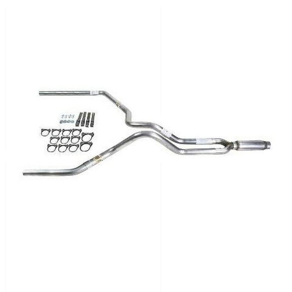 F150 07-13 dual exhaust 2.5 MA pipe Glass Pack muffler