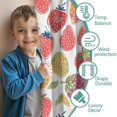 thumbnail image 3 of Blackout Kids Curtains,White Strawberry Plants Fruit Childrens Insulated Curtains Set Of 2,Bedroom Essentials,Toddler Room Decor 42x54in(106x137cm), 3 of 4