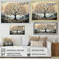 thumbnail image 4 of Designart "Contrasting Symmetry Coral Tree" Floral Floater Framed Canvas Print, 4 of 7