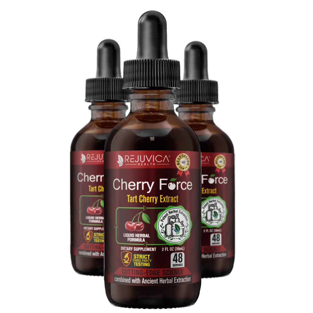 Cherry Force Liquid Tart Cherry Supplement for Inflammation & Uric