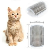 1-Pack Cat Self-Groomer Wall Corner Brush - Soft Massage Comb for Easy ...