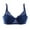 Dark Blue, variant on Women’s Push Up Lace Bra Comfort Padded Underwire Bra Lift Up 70B/75B/80B/85B/90B