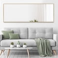 thumbnail image 4 of NeuType Gold Floor Mirror with Stand Large Full Length Mirror Modern Wall Mounted Mirror 59"x16", 4 of 8