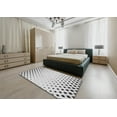thumbnail image 4 of Ahgly Company Indoor Rectangle Patterned Off-White PAT1736X Area Rugs, 7' x 9', 4 of 6