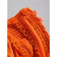 thumbnail image 5 of Orange Ruched Halter Maxi Dress With Adjustable Neck Tie, 5 of 5