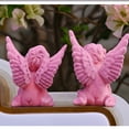 thumbnail image 5 of Set Of 2 Little Angel Statues Indoor Home Decor Cute Cherub Sculptures Memorial Figurines, High Quality Craftsmanship With Delicate Realistic Details And Environmental, 5 of 6