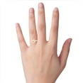 thumbnail image 4 of Taurus Zodiac Sign Diamond Ring In Solid 14k Rose Gold, 4 of 6