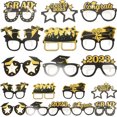 thumbnail image 2 of Miangastore 18pcs Graduation Glasses 2023 Graduation Party Glasses Photo Booth Props, 2 of 9