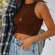 thumbnail image 1 of Camiseta básica sin mangas para mujer Nikou ajustada durabilidad mejorada, 1 of 5