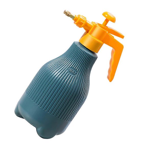 Blue Garden Watering Can with Fine Mist Sprayer for Household and Outdoor Use 1 Pc
