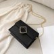 thumbnail image 5 of Sywqhk Bolsos De Hombro Con Cadena De Color Sólido Bolsos Cruzados De Cuero Pu Para Mujer (Negro) Sywqhk Para estrenar, 5 of 7
