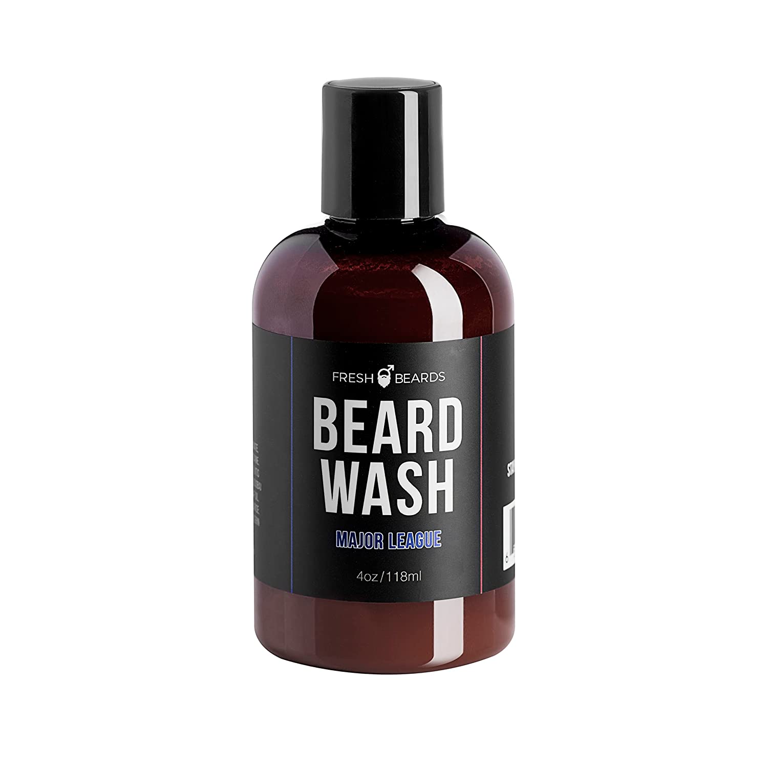 Fresh Beards Major League Beard Wash Tobacco, Clove, and Sweet Cherry