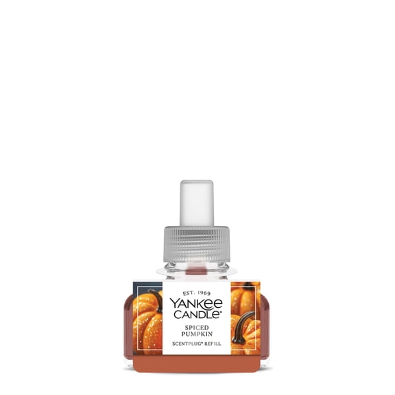 Yankee Candle Spiced Pumpkin ScentPlug Fragrance Oil Refill, 0.625 fl oz