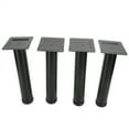 4Pcs Desk Leg Adjustable Table Legs Support Set for Office Worktop