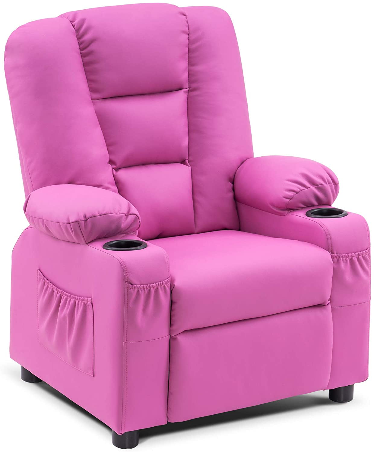 Big Kids Recliner Chair with Cup Holders for Toddler Boys and