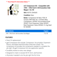 thumbnail image 2 of A/C Compressor Kit - Compatible with 1994 - 1996 Ford E-350 Econoline Club Wagon 7.3L V8 1995, 2 of 2