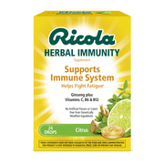 Ricola Herbal Immunity Supplement Citrus Lozenges, 24 Count