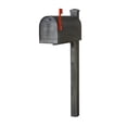 thumbnail image 4 of Special Lite Products SCH1016S-SPK720-SW Titan Steel Curbside Mailbox & Wellington Mailbox Post, 4 of 4