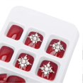 thumbnail image 3 of Lot de 24 faux ongles pour orteils, pour femmes et filles, artificiels, à couverture complète, 3 of 4