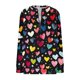 thumbnail image 3 of TaTaai Women's Valentine Heart Print Loose Round Neck Long Sleeve Sweatshirt, Valentine's Day Gift, Chic Casual Office Daily Top Gift, 3 of 5
