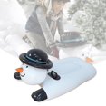 thumbnail image 2 of Trineo Tubo De Nieve Muñeco De Nieve Trineo De Nieve Inflable Con Asas Resistentes Trineo De Nieve De Dibujos Animados Para Niños Adultos Vacaciones De Navidad Invierno Al Aire, 2 of 8