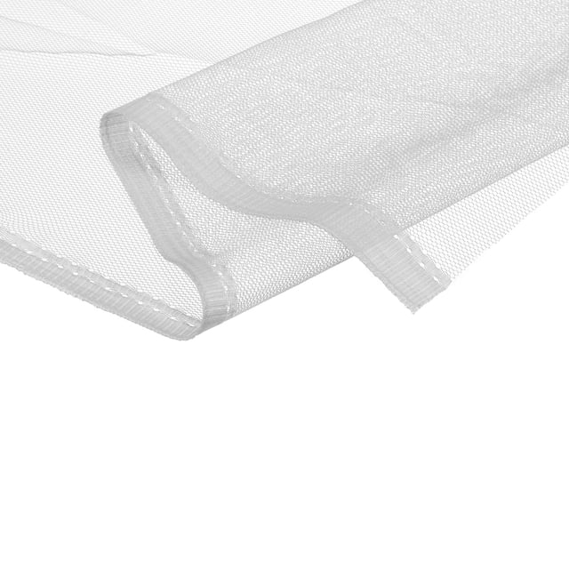 Uxcell 63" Mesh Fabric Stretchy for Netting Bag Backpack Pocket 3.28ft Grey