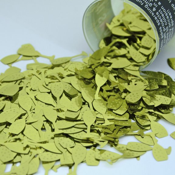 Confetti Champagne Flute Gold - Pouch (1/2 oz) - CCP9284