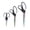 Black, variant on JubileeYarn Titanium Softgrip Scissors Set for Sewing, Arts, Crafts, Office - 1 Set of 3 - Purple