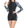 thumbnail image 4 of Traje de baño de una pieza para mujer, traje de baño de manga larga con cremallera para surf, traje de baño de moda playera para mujer, trajes de baño de una pieza para mujer, trajes de baño para muje, 4 of 8