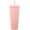 Matte Pink, variant on 24Oz Water Cup Straw Cup Studded Tumbler with Lid and Straw with Leak Proof Lid Iridescent Matte and Multi Colored Perfect Use for Iced Coffee Tumbler Color Changing Reusable