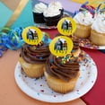 thumbnail image 4 of Batman and Robin Cupcake Picks Toppers Decoration Set of 6, 4 of 7