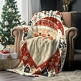 thumbnail image 3 of Christmas Blankets Soft Prints Fleece Throw Blanket for Winter Bedding Home Living Room Sofa Couch and Gift Throw Blanket Farmhouse Holiday Decor, 3 of 8