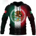thumbnail image 3 of Sudadera con capucha con estampado 3D de la bandera de México para hombre, sudadera informal de camuflaje, sudadera con capucha de gran tamaño para hombre y mujer, ropa deportiva para hombre, 3 of 5
