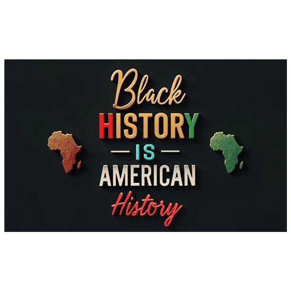 Decorative Design Black History Banner Historical Celebration American History African American Culture for Educational Event Cultural Celebration Public Awareness