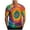 Orange, variant on VBTAPA 2025 Summer Fashion T-shirts for Men Tie Dye Print Short Sleeve Round Neck Tees Casual Streetwear Tops Prime Sales of The Day Red L