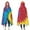 Colorful Rainbow Tie, variant on Wearable Blanket,Colorful Tie Dye Pattern Hooded Wearable Flannel Blanket for Adults & Teens,Winter Poncho Shawl Wrap Cape Cozy Anti-Pill,50"x60"