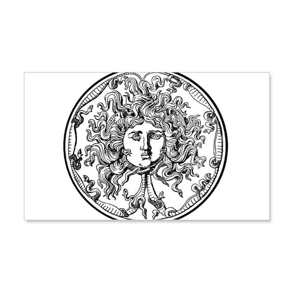 CafePress - Medusa - 20x12 Wall Decal