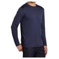 thumbnail image 4 of Mens Lightweight Tall Long Sleeve PosiCharge Polyester Competitor Tee True Navy 2XLT, 4 of 6