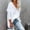 White, variant on Otvok Autumn Tops Womens Solid V-Neck Long Sleeve Loose Pockets Hooded Sweatshirts