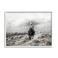 thumbnail image 4 of Stupell Industries Cowboy On Horse Rural Plains Animals & Insects Photography White Framed Art Print Wall Art, 4 of 5