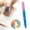 E(1PCS), variant on Gradient Color Push Type Refillable Fountain Pens Anti-Skidding Inkless Writing Pen,Retractable Fountain Pen Fine Nib for Family Office Writing,Aesthetic Pen Retractable,Smooth Writing Supplies(1PCS)