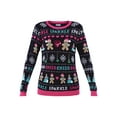 thumbnail image 5 of No Boundaries Christmas Sweater, Women's and Women's Plus, 5 of 5