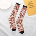 thumbnail image 6 of Bingfone Compression Socks for Women and Men Long Socks for Running Athletic Cycling Nurse-Dragons1, 6 of 8