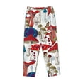 thumbnail image 4 of Sigee Colorful Mushrooms (2) Print Women's Soft Pajama Pants - Breathable and Comfortable Lounge Sleep Bottoms with Elastic Waistband and Pockets-X-Large, 4 of 9
