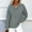 Gray, variant on GuzomFashion Womens Beige V-Neck Long Sleeve Sweatshirt - Soft Stretch Relaxed Fit for Casual & Layering Daily Wear,Size 2XL