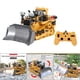 thumbnail image 5 of 2,4 Ghz 9 canales eléctrico Radio Control Bulldozer Tractor 1/24 LED luz y sonido construcción ingeniería coche excavadora juguete de para - 2 baterías de aleación SM SunniMix coche de ingeniería de fundición, 5 of 7