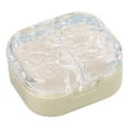 thumbnail image 1 of Yellow 8 Compartment Portable Mini Drug Storage Box With Transparent Lid And Damp Proof Design For Pill Medicine Vitamin Organization At Home Office Or Travel Easy To Carry And Keep Clean, 1 of 6