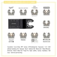 thumbnail image 4 of Duety 22 Pcs Lames de Scie Bi-Métalliques Oscillantes pour Fein BOSCH RIDGID DeWalt, 4 of 11